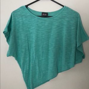 Asymmetrical crop top